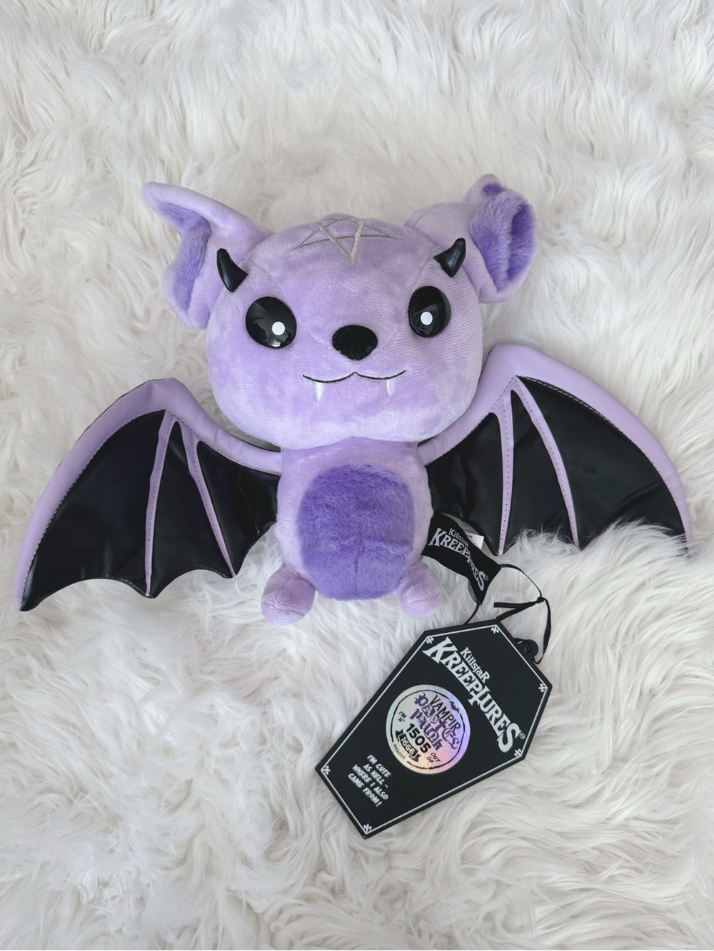 Kreeptures Vampir Pastel Punk Lilac
Purple Bat Plush Killstar #1505